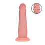 Dual Density Silicone Realistische Sliding Skin Dildo - 6 / 15,5 cm - Vlees