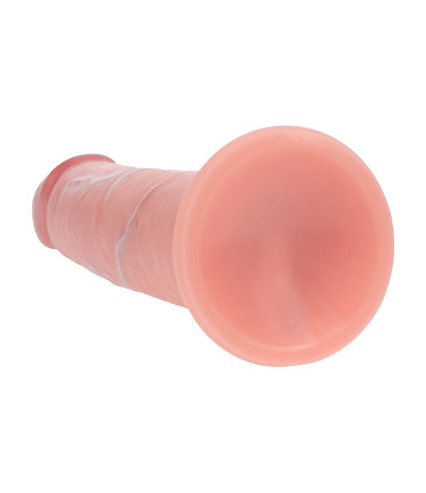RealRock by Shots Dual Density Silicone Realistische Sliding Skin Dildo - 6 / 15,5 cm - Vlees