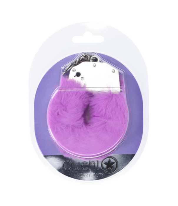 Ouch! by Shots Zware Fluffy Handboeien - Paars