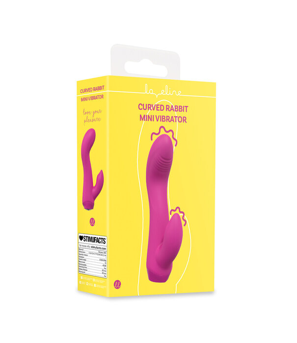 Loveline by Shots Mini Gebogen Konijnen Vibrator - Roze