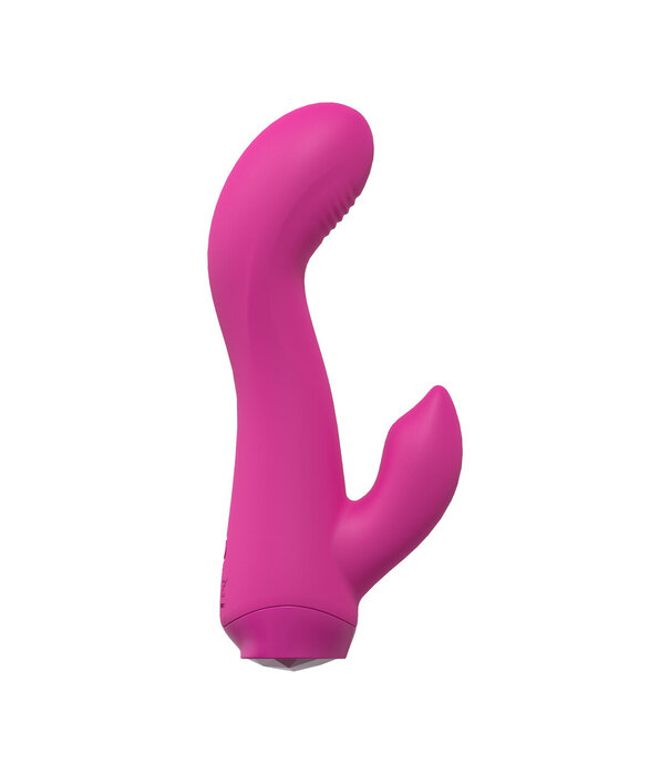 Loveline by Shots Mini Gebogen Konijnen Vibrator - Roze