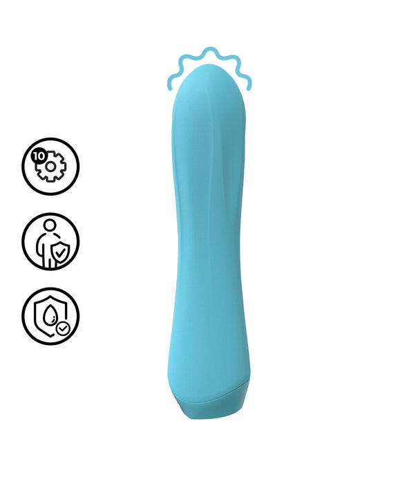 Loveline by Shots Mini Vibrator - Blauw