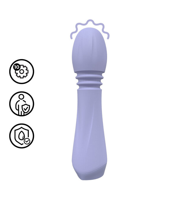 Loveline by Shots Mini Flexibele Wand Vibrator - Lavendel