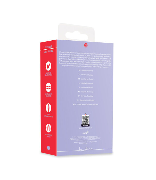 Loveline by Shots Mini Flexibele Wand Vibrator - Lavendel