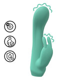 Mini Dual Rabbit Vibrator - Groen