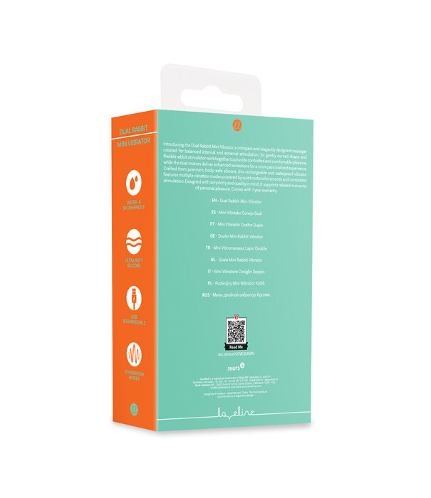 Loveline by Shots Mini Dual Rabbit Vibrator - Groen