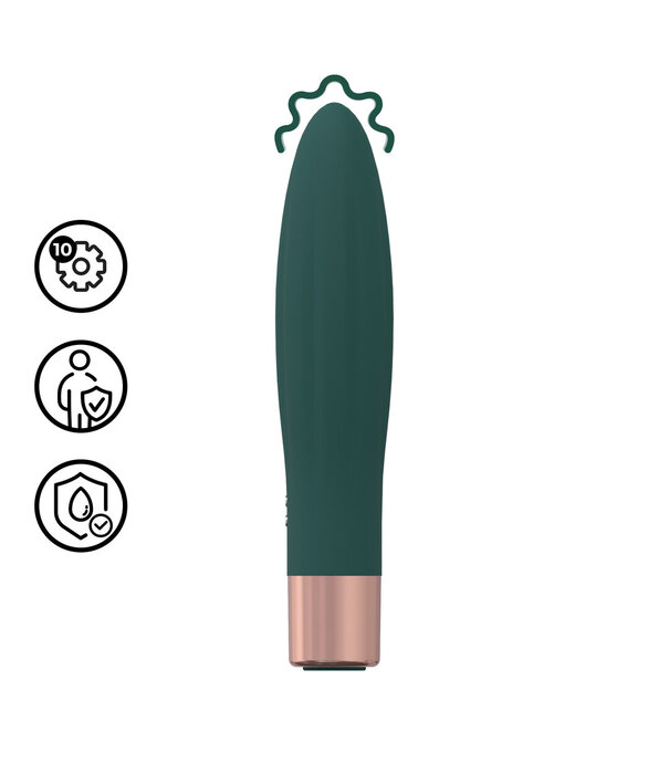 Loveline by Shots Mini Bullet Vibrator - Bosgroen