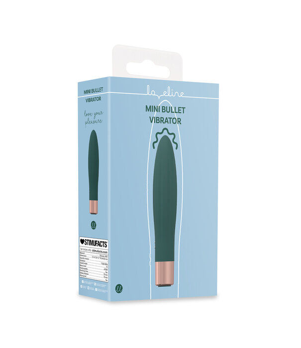 Loveline by Shots Mini Bullet Vibrator - Bosgroen