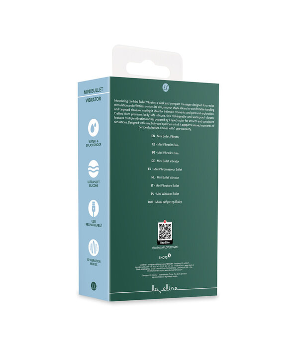 Loveline by Shots Mini Bullet Vibrator - Bosgroen