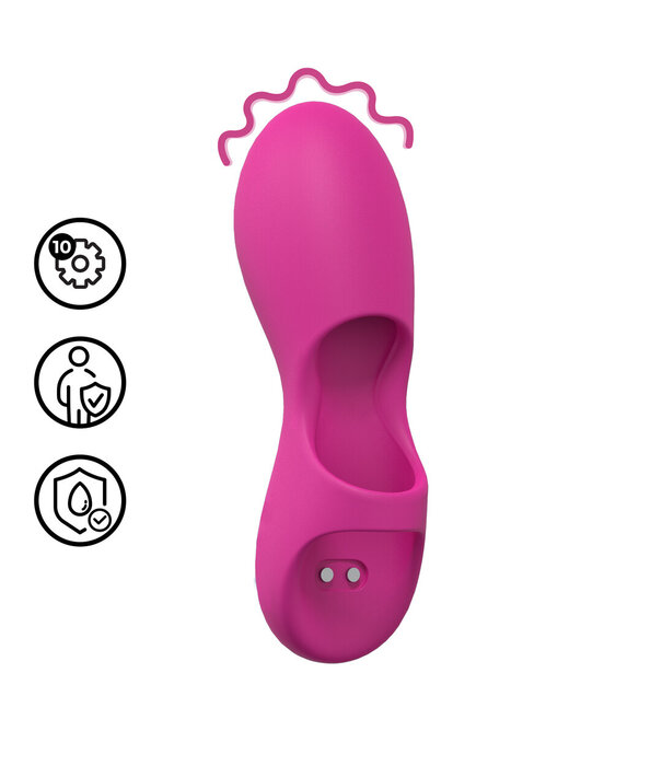 Loveline by Shots Mini Vinger Vibrator - Roze