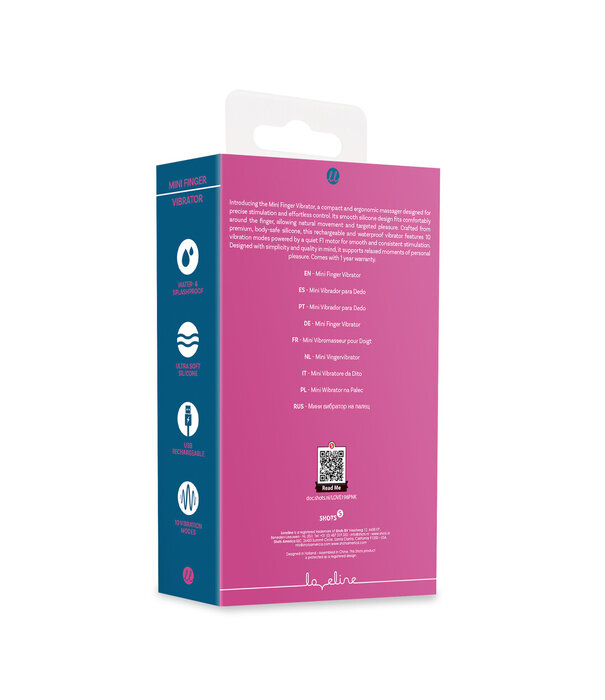 Loveline by Shots Mini Vinger Vibrator - Roze