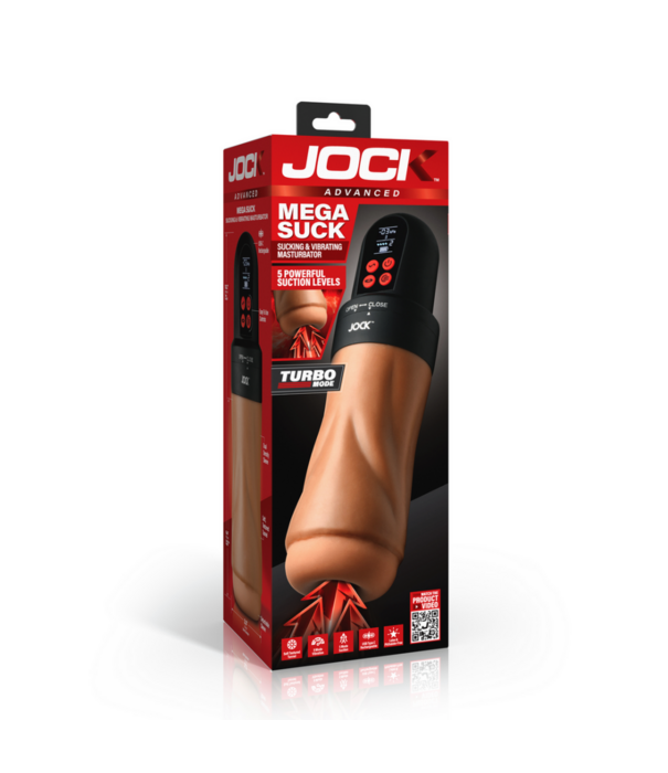 Curve Toys Mega Suck - Zuig- en Vibrerende Masturbator