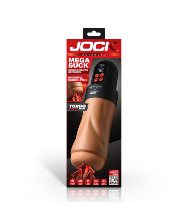 Curve Toys Mega Suck - Zuig- en Vibrerende Masturbator