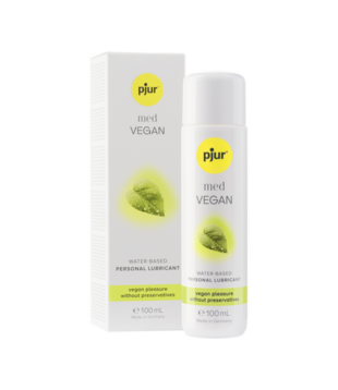 Med Vegan - Waterbased Vegan Lubricant - 3.4 fl oz / 100 ml