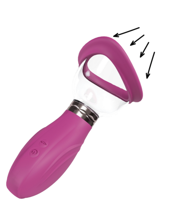 Pumped by Shots Heerlijke - Oplaadbare Vulva en Borst Pomp - Roze