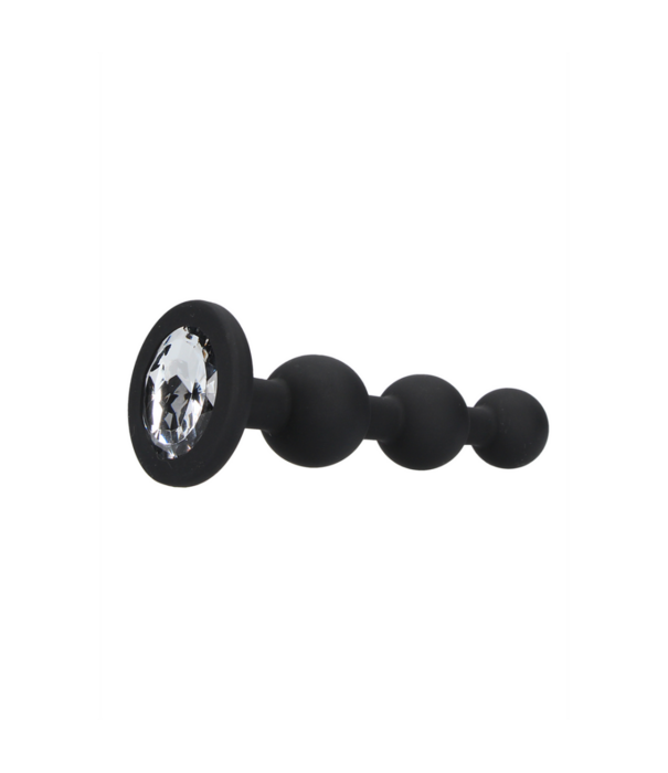 Ouch! by Shots Silicone Beaded Diamond Buttplug