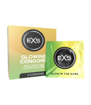 EXS Glow - Condooms - 3 Stuks