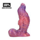 Galactic Ravager - Siliconen Dildo - Paars