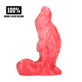 Hell Ravager - Siliconen Dildo - Rood