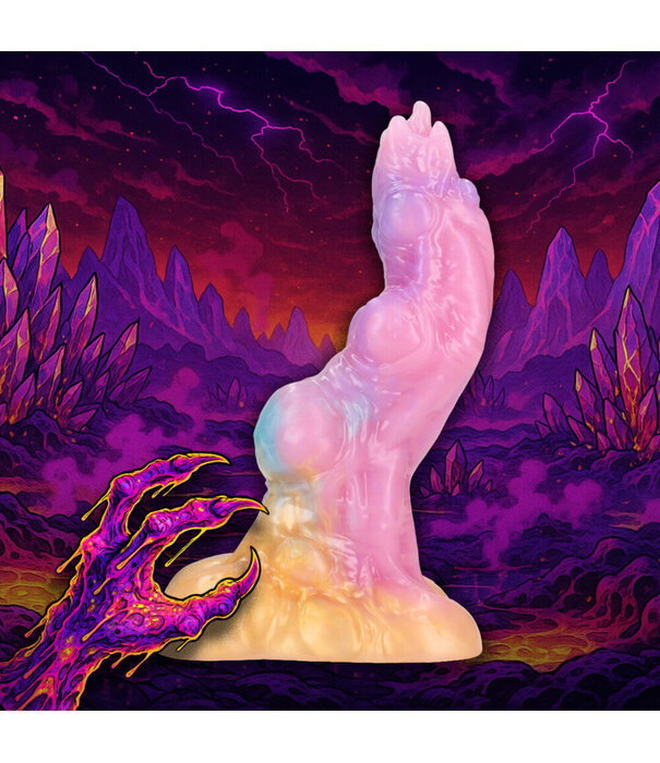 Ouch! by Shots Rainbow Invader - Siliconen Dildo - Regenboog