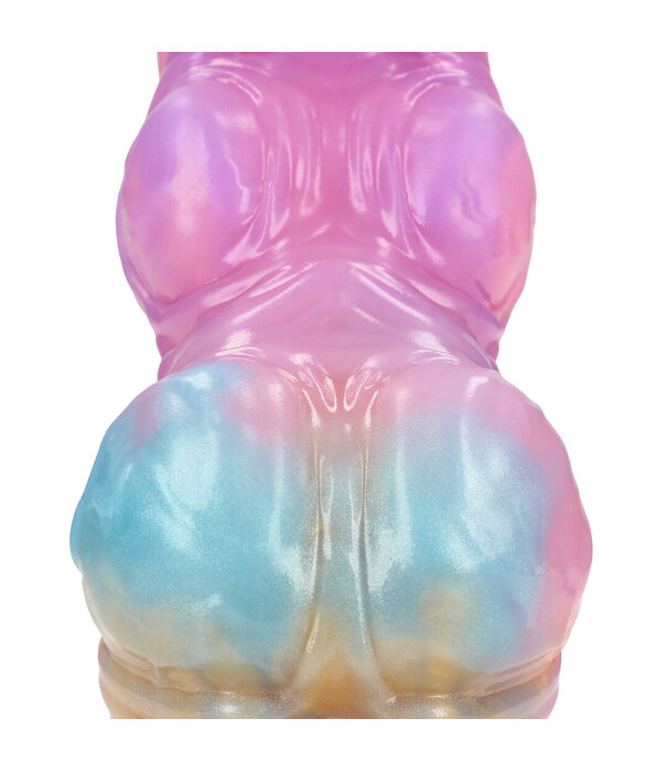 Ouch! by Shots Rainbow Invader - Siliconen Dildo - Regenboog