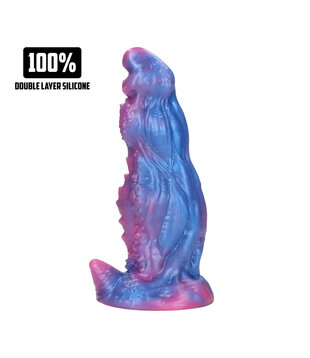 Galactic Night Fiend - Siliconen Dildo - Paars