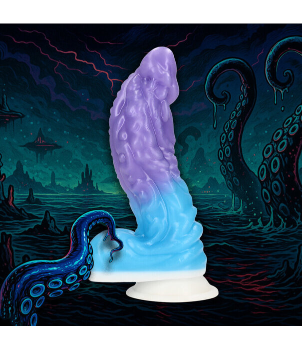 Ouch! by Shots Galactic Hydra - Siliconen Dildo - Paars/Blauw