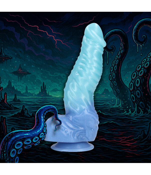 Ouch! by Shots Diepzee Hydra - Siliconen Dildo - Blauw