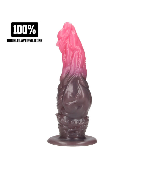Ouch! by Shots Hellspawn - Siliconen Dildo - Rood/Zwart