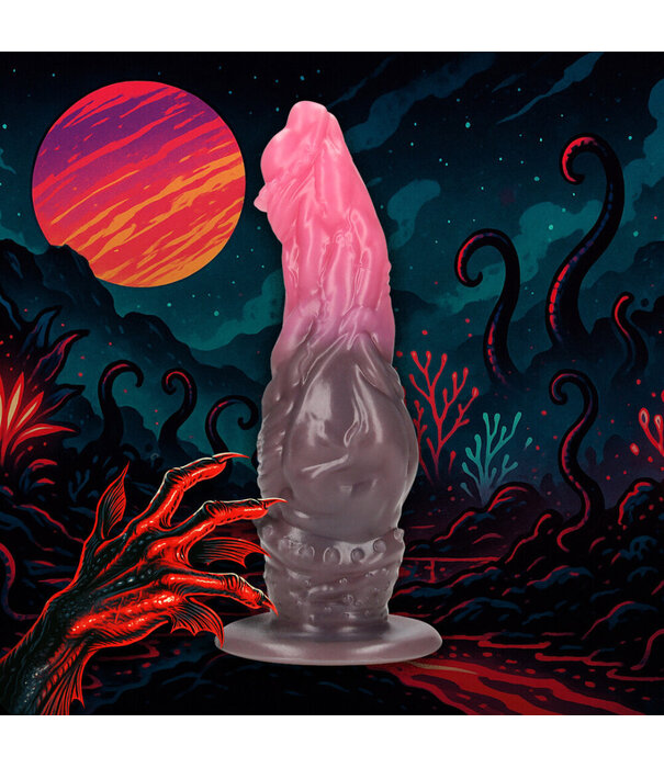 Ouch! by Shots Hellspawn - Siliconen Dildo - Rood/Zwart