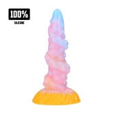 Rainbow Kraken - Siliconen Anale Plug - Regenboog