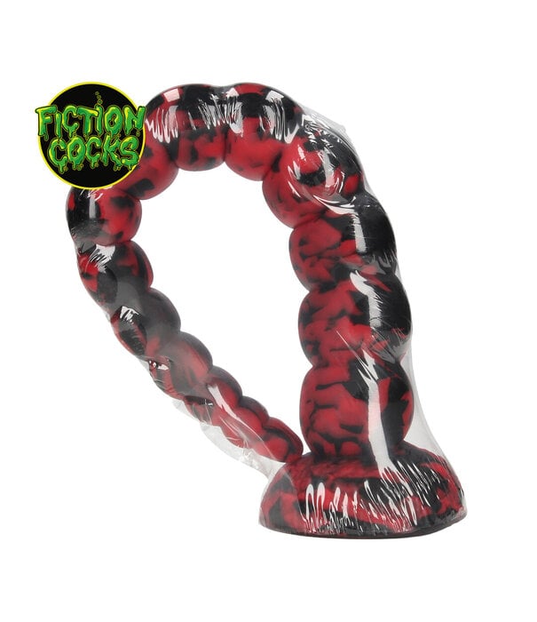 Ouch! by Shots Infernal Tentacle Demon - Anal Snake - 14.8 / 37,5 cm - Red/Black