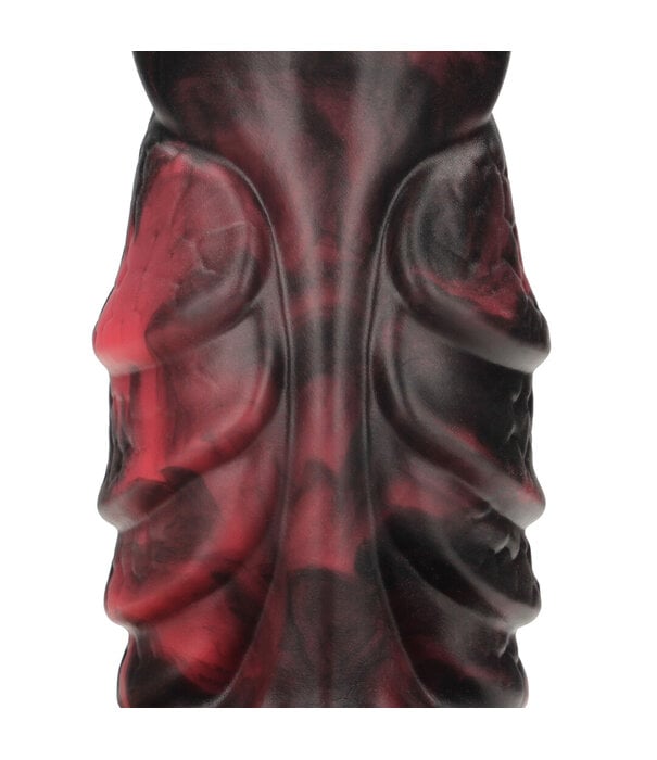 Ouch! by Shots Infernal Demon - Siliconen Dildo - Rood/Zwart