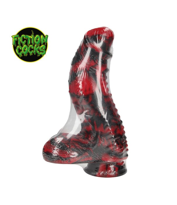 Ouch! by Shots Dark Lycan Spawn - Siliconen Dildo - Rood/Zwart