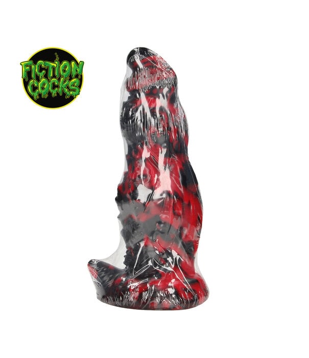 Ouch! by Shots Hell Night Fiend - Siliconen Dildo - Rood/Zwart