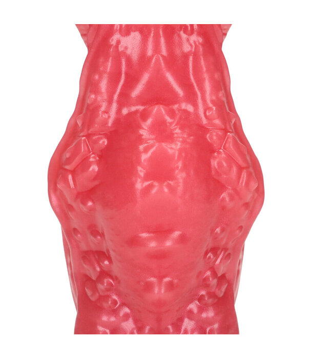 Ouch! by Shots Space Night Fiend - Siliconen Dildo - Rood/Wit