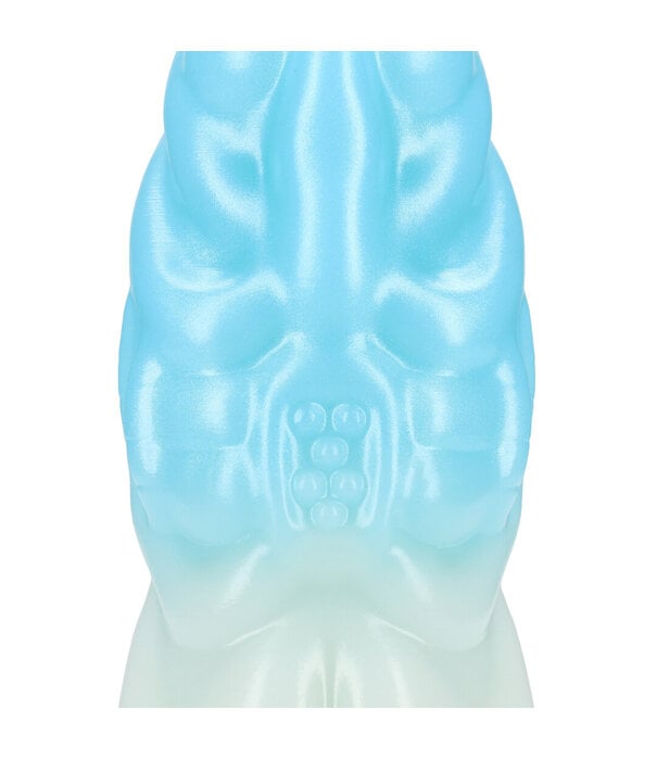 Ouch! by Shots Vein Master - Siliconen Dildo - Blauw/Wit