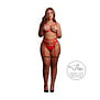 Stupid Cupid - Heart Open Set - Queen Size - Red