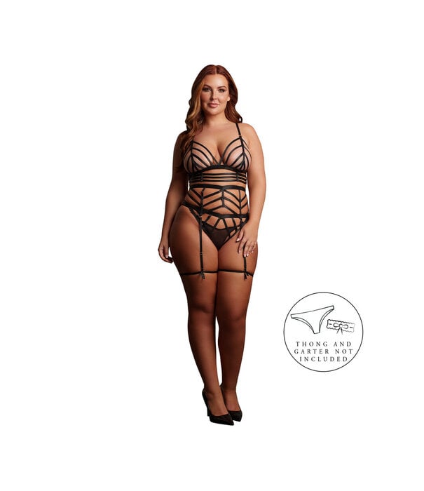 Le Désir by Shots Lola - Strappy Set - Queen Size - Black