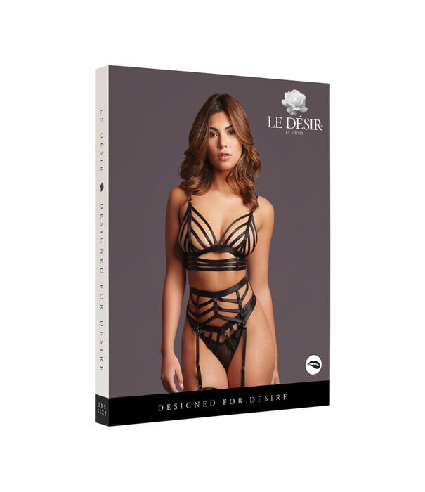 Le Désir by Shots Lola - Strappy Set - One Size - Black