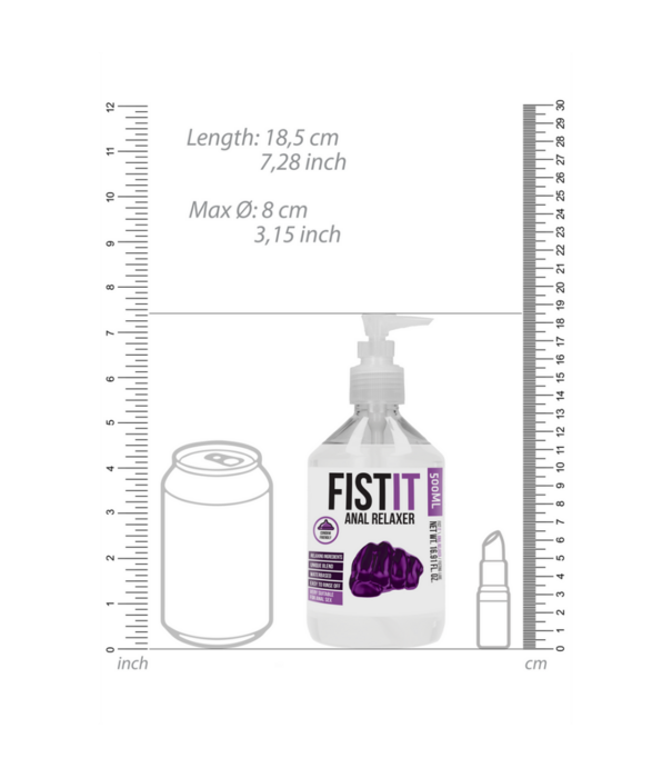 Fist It by Shots Anal Relaxer - 17 fl oz / 500 ml