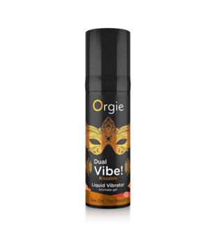 Dual Vibe! Kissable Liquid Vibrator - Sex On The Beach - 0,5 fl oz / 15 ml