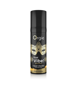 Dual Vibe! Kissable Liquid Vibrator - Pina Colada - 0,5 fl oz / 15 ml