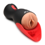 Zuig- en Vibrerende Pussy Masturbator - Zwart