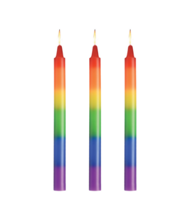 Pride Candles - Druipkaarsenset van 3 - Regenboog