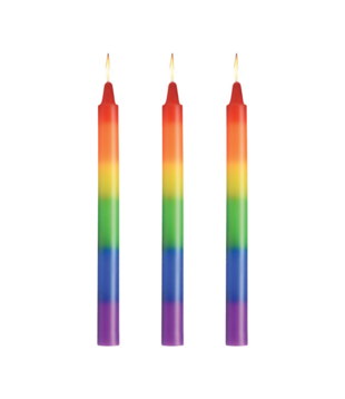 Pride Candles - Druipkaarsenset van 3 - Regenboog