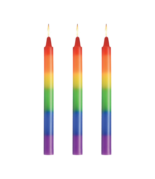 Pride Candles - Druipkaarsenset van 3 - Regenboog