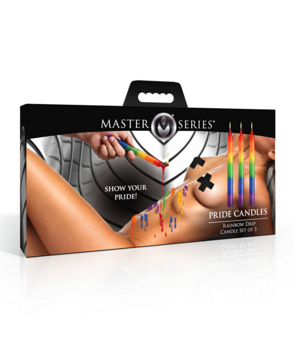Pride Candles - Druipkaarsenset van 3 - Regenboog