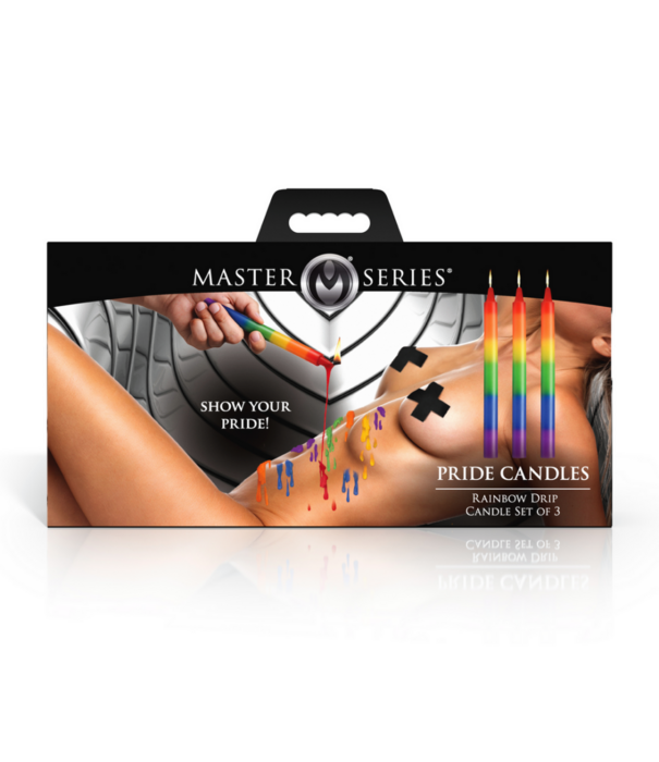Pride Candles - Druipkaarsenset van 3 - Regenboog