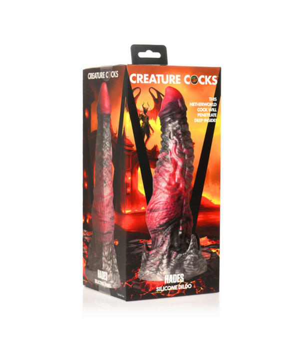 Hades - Siliconen Dildo - Groot